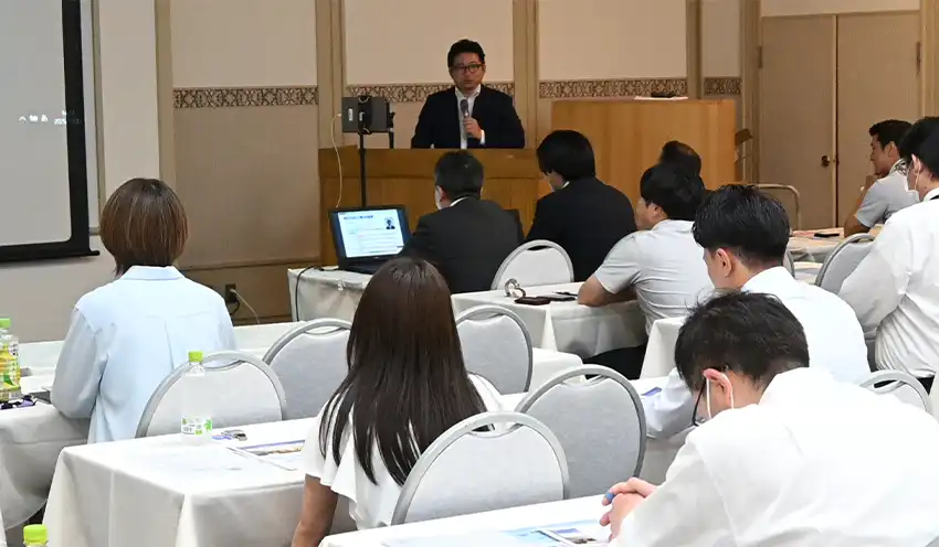 外国人材雇用で注意すべき点を説明したセミナー(7月23日、サンセールン盛岡)