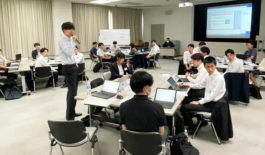 行員のスキルを高めた資金決済デジタル化研修会（6月24日、常陽銀研修センター、常陽銀提供）