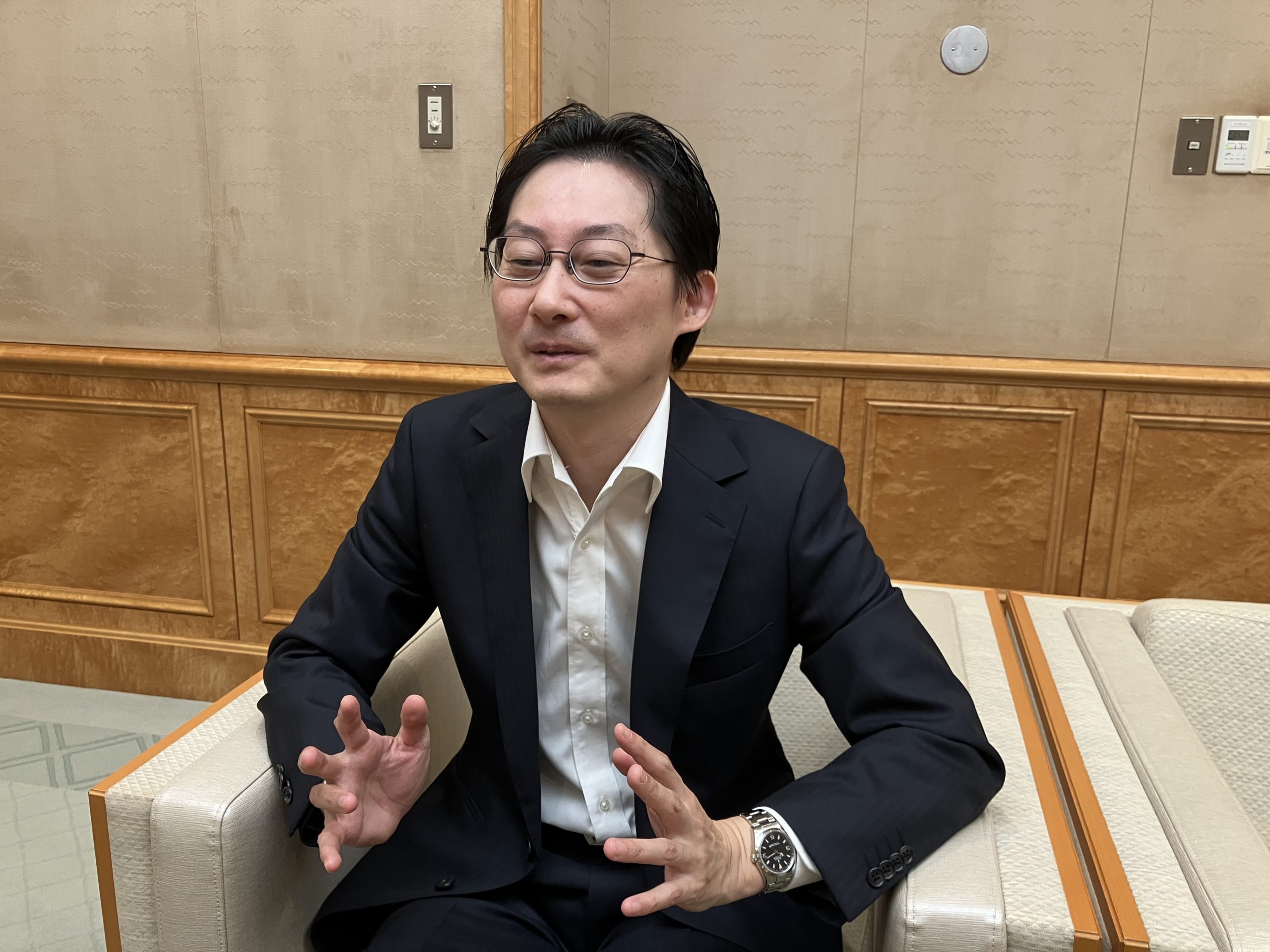 西澤裕之支店長（９月26日、日銀函館支店）